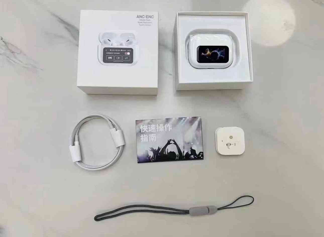 A9 pro airpods ANC-ENC display